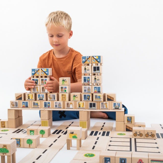Just Blocks - CITY Medium - vendor-unknown - Honeybee Toys