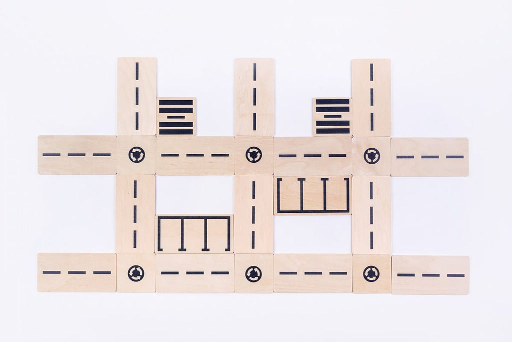 Just Blocks - Just Roads 24 - vendor-unknown - Honeybee Toys