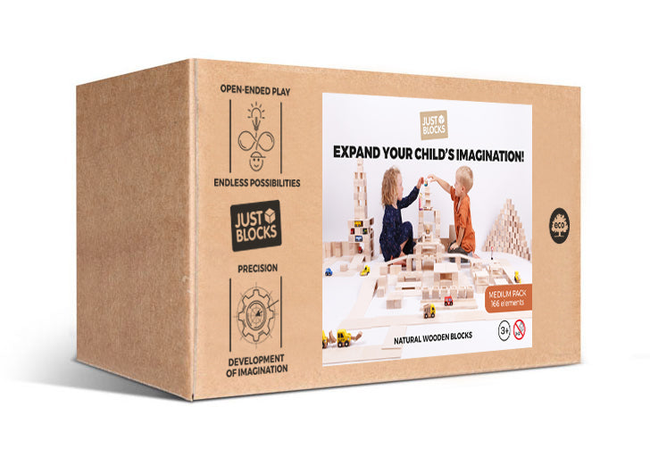 Just Blocks Medium Pack (166) 40% Off (Was $152.00 Now $91.20)