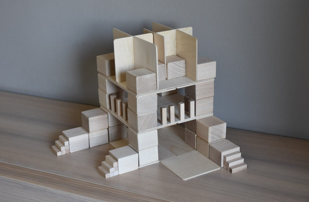Just Blocks Small Pack (74) 40% Off (Was $62.40 Now $37.44) - vendor-unknown - Honeybee Toys