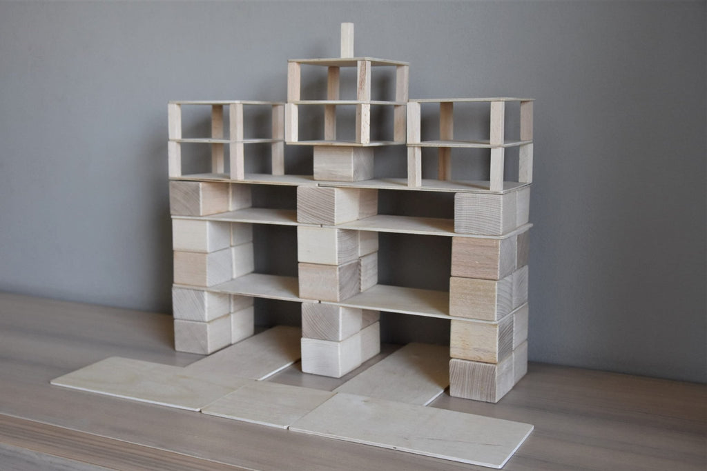 Just Blocks Small Pack (74) 40% Off (Was $62.40 Now $37.44) - vendor-unknown - Honeybee Toys