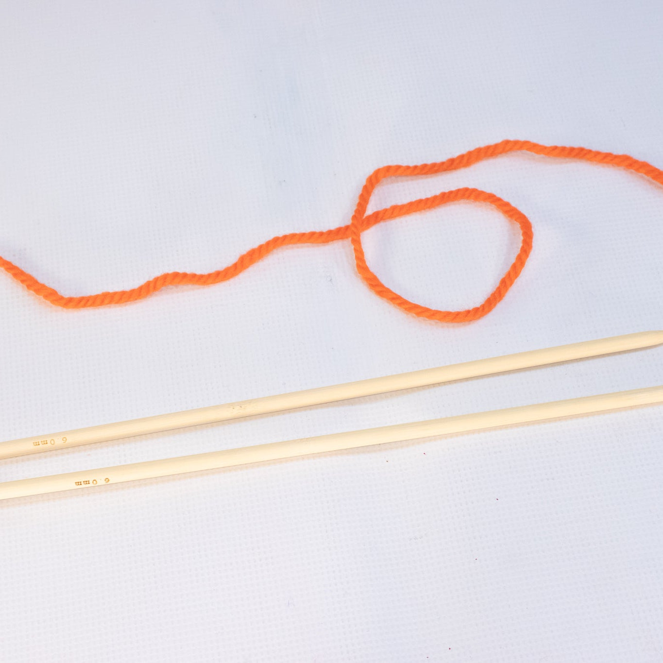 Knitting Needles Bamboo 6mm, 30cm long - vendor-unknown - Honeybee Toys