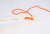 Knitting Needles Bamboo 6mm, 30cm long - vendor-unknown - Honeybee Toys