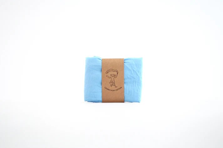 Laura's Play Cotton Alaskan Blue 90 x 90 cm - vendor-unknown - Honeybee Toys
