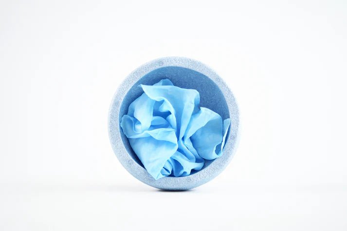 Laura's Play Cotton Alaskan Blue 90 x 90 cm - vendor-unknown - Honeybee Toys