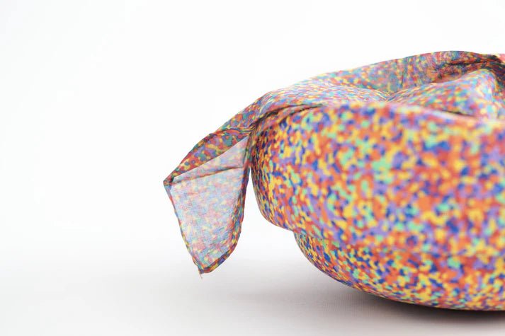 Laura's Play Cotton Confetti Rainbow 90 x 90 cm - vendor-unknown - Honeybee Toys