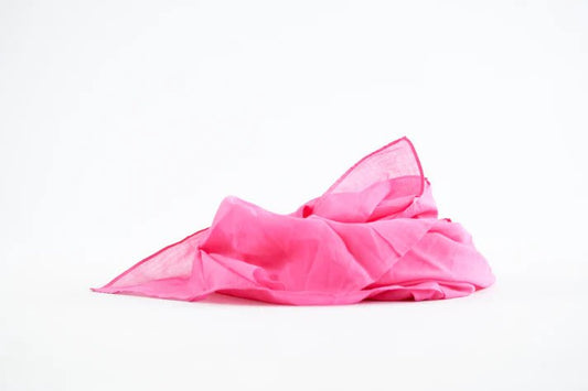 Laura's Play Cotton Hot Pink 90 x 90 cm - vendor-unknown - Honeybee Toys