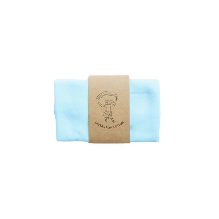 Laura's Play Cotton Light Blue 50 x 50 cm - vendor-unknown - Honeybee Toys