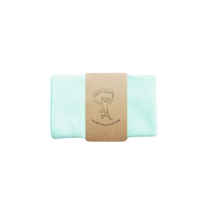 Laura's Play Cotton Light Green 50 x 50 cm - vendor-unknown - Honeybee Toys