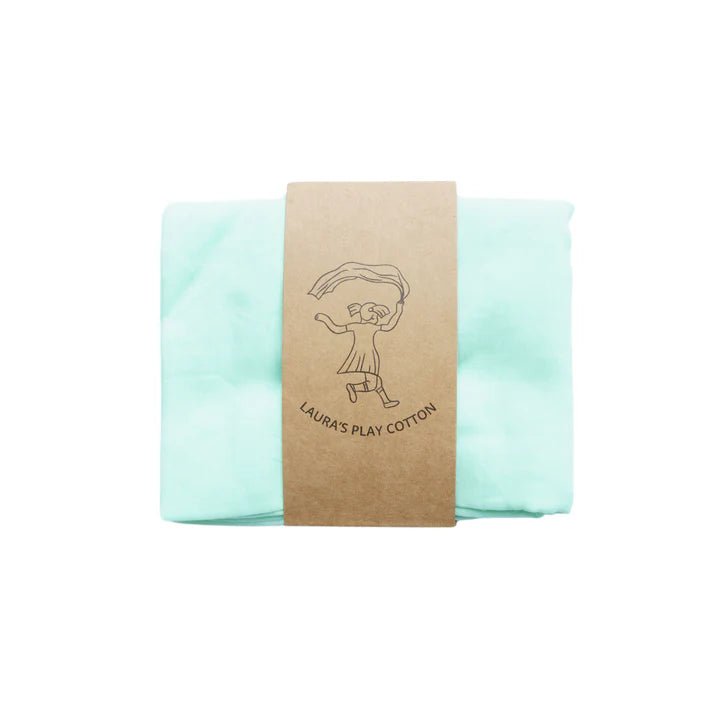 Laura's Play Cotton Light Green 90 x 90 cm - vendor-unknown - Honeybee Toys