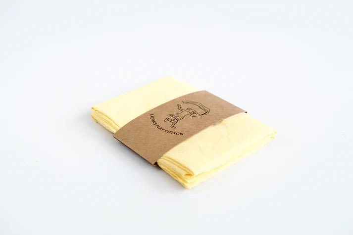 Laura's Play Cotton Light Yellow 90 x 90 cm - vendor-unknown - Honeybee Toys