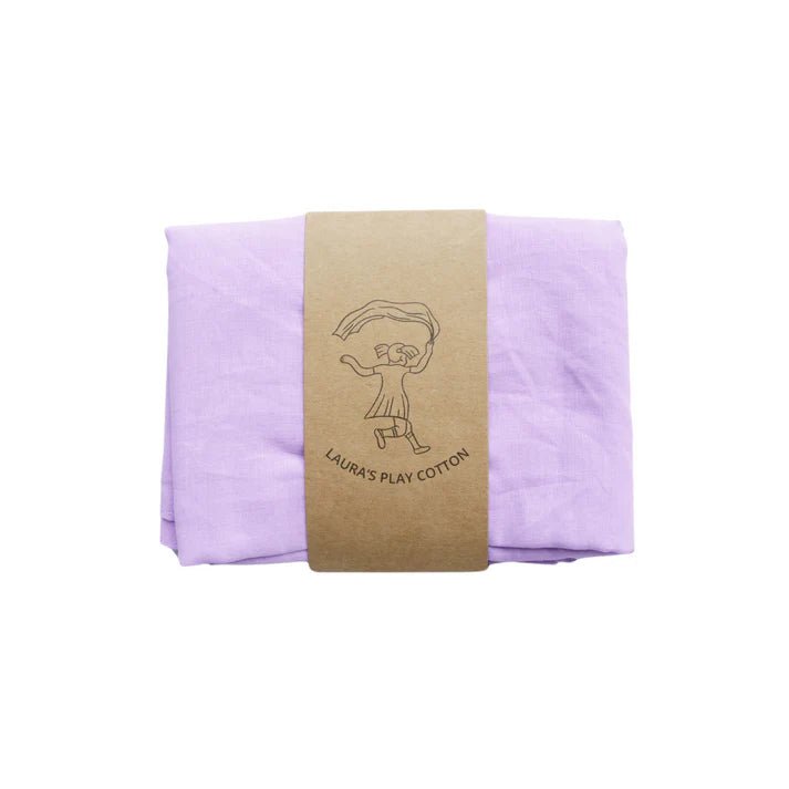 Laura's Play Cotton Lilac 90 x 90 cm - vendor-unknown - Honeybee Toys