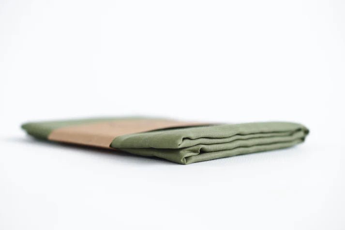 Laura's Play Cotton Olive Green 50 x 50 cm - vendor-unknown - Honeybee Toys