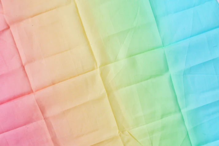 Laura's Play Cotton Pastel Rainbow 50 x 50 cm - vendor-unknown - Honeybee Toys