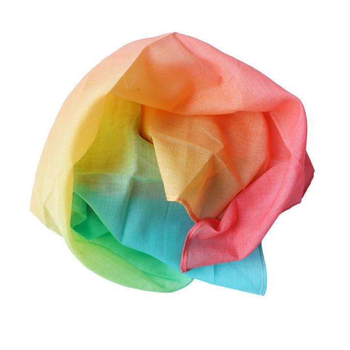 Laura's Play Cotton Pastel Rainbow 90 cm x 270 cm - vendor-unknown - Honeybee Toys