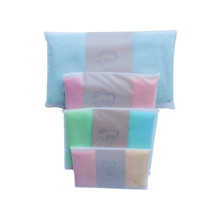 Laura's Play Cotton Pastel Rainbow 90 x 90 cm - vendor-unknown - Honeybee Toys