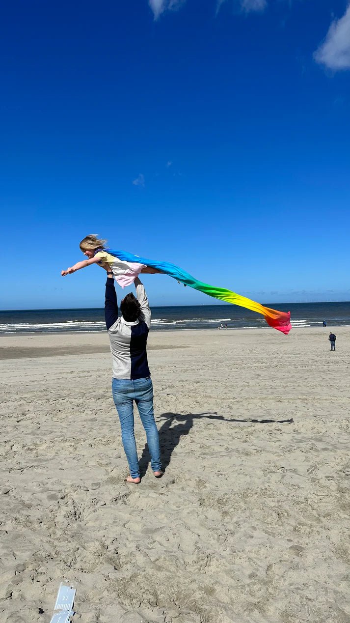 Laura's Play Cotton Rainbow 90 cm x 270 cm - vendor-unknown - Honeybee Toys