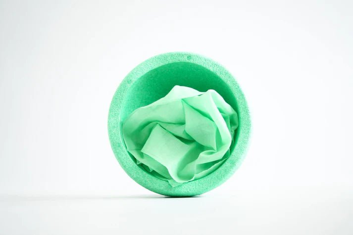 Laura's Play Cotton Summer Green 90 x 90 cm - vendor-unknown - Honeybee Toys