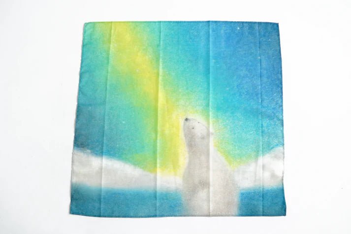Laura's Play Cotton Winter Polar Bear - vendor-unknown - Honeybee Toys