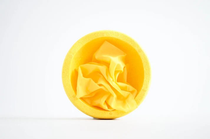 Laura's Play Cotton Yellow Lemon 90 x 90 cm - vendor-unknown - Honeybee Toys