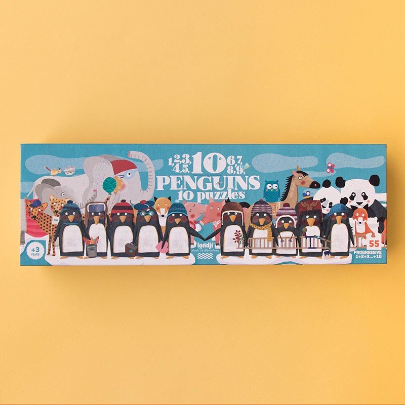 Londji 10 Penguins Puzzle - vendor-unknown - Honeybee Toys
