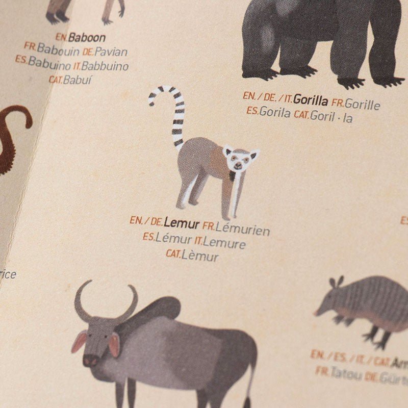 Londji Animal World Poster and Stickers Set - vendor-unknown - Honeybee Toys