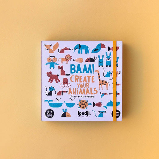 Londji Bam! Animals Stamps - vendor-unknown - Honeybee Toys