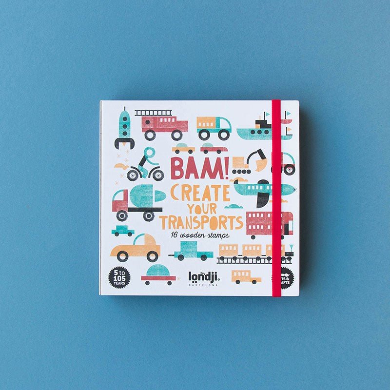 Londji Bam! Transport Stamps - vendor-unknown - Honeybee Toys