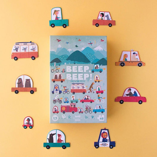 Londji Beep Beep Puzzle - vendor-unknown - Honeybee Toys