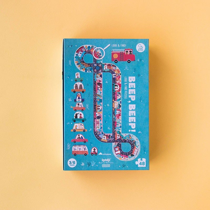 Londji Beep Beep Puzzle - vendor-unknown - Honeybee Toys