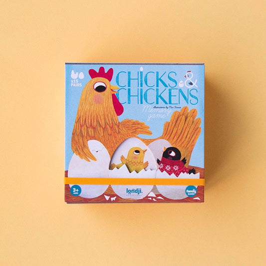 Londji Chicks & Chickens Memo Game - vendor-unknown - Honeybee Toys