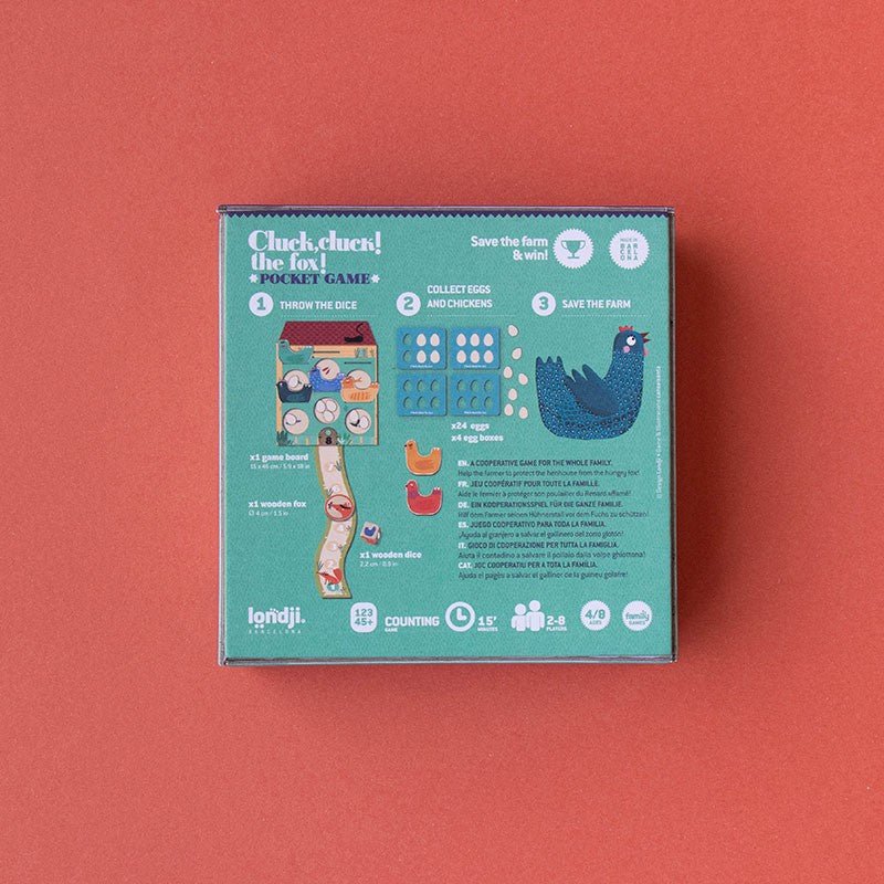 Londji Cluck, Cluck The Fox Pock - vendor-unknown - Honeybee Toys