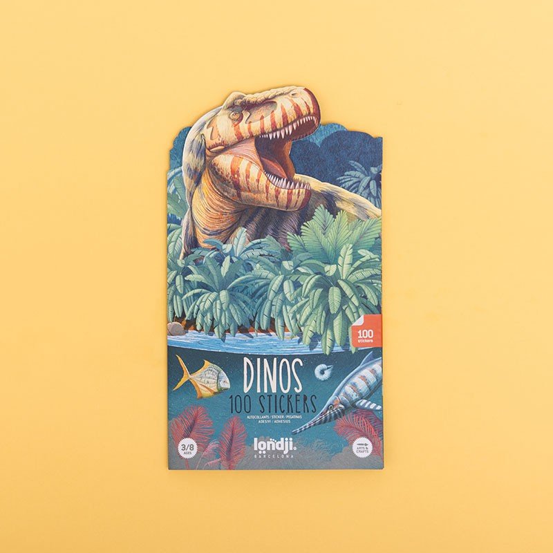 Londji Dinos Stickers set of 6 - vendor-unknown - Honeybee Toys