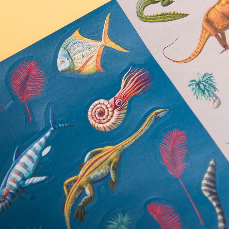 Londji Dinos Stickers set of 6 - vendor-unknown - Honeybee Toys