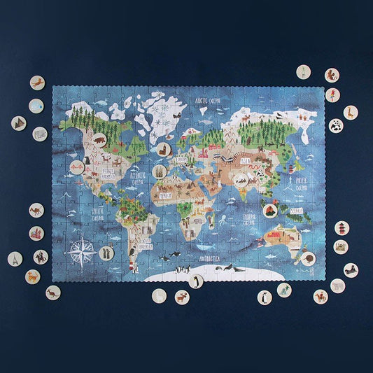 Londji Discover The World Puzzle - vendor-unknown - Honeybee Toys