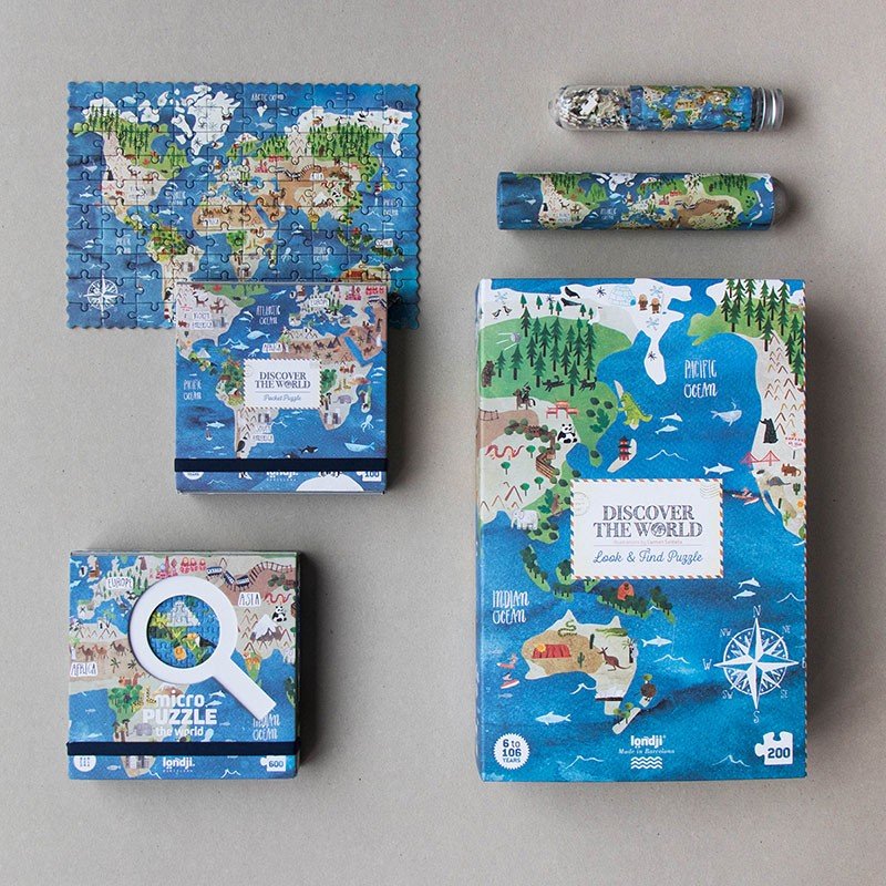 Londji Discover The World Puzzle - vendor-unknown - Honeybee Toys