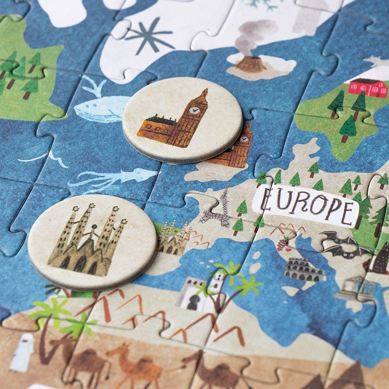 Londji Discover The World Puzzle - vendor-unknown - Honeybee Toys