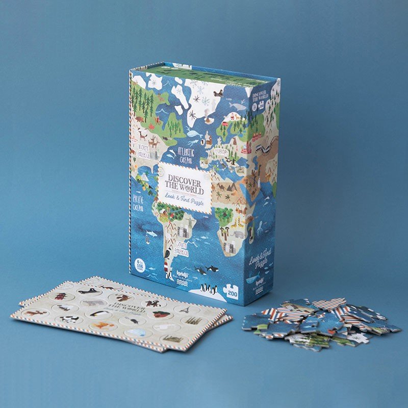 Londji Discover The World Puzzle - vendor-unknown - Honeybee Toys