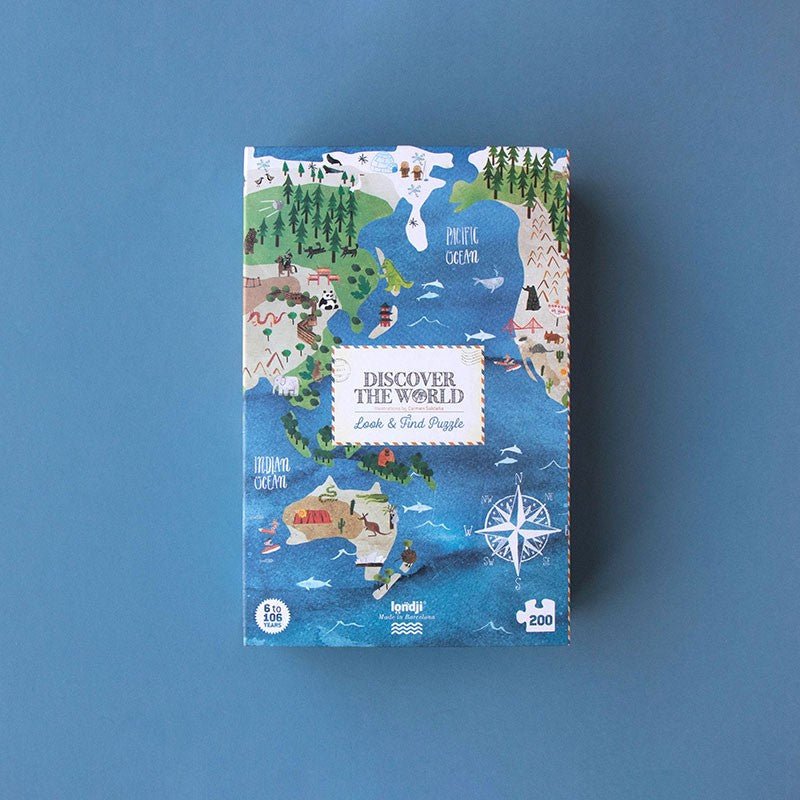 Londji Discover The World Puzzle - vendor-unknown - Honeybee Toys