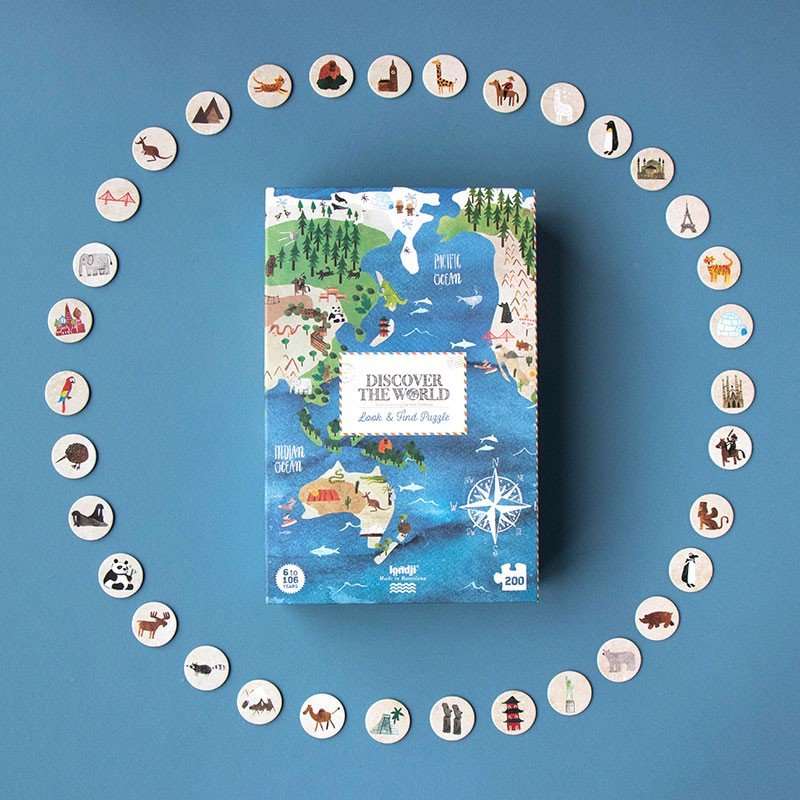 Londji Discover The World Puzzle - vendor-unknown - Honeybee Toys