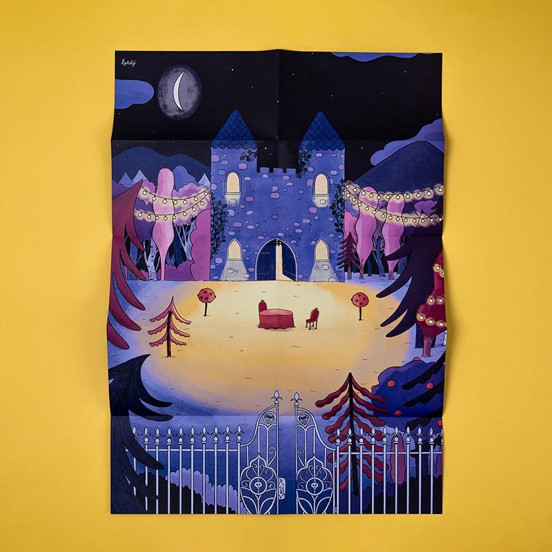 Londji Enchanted Poster and Stickers - vendor-unknown - Honeybee Toys