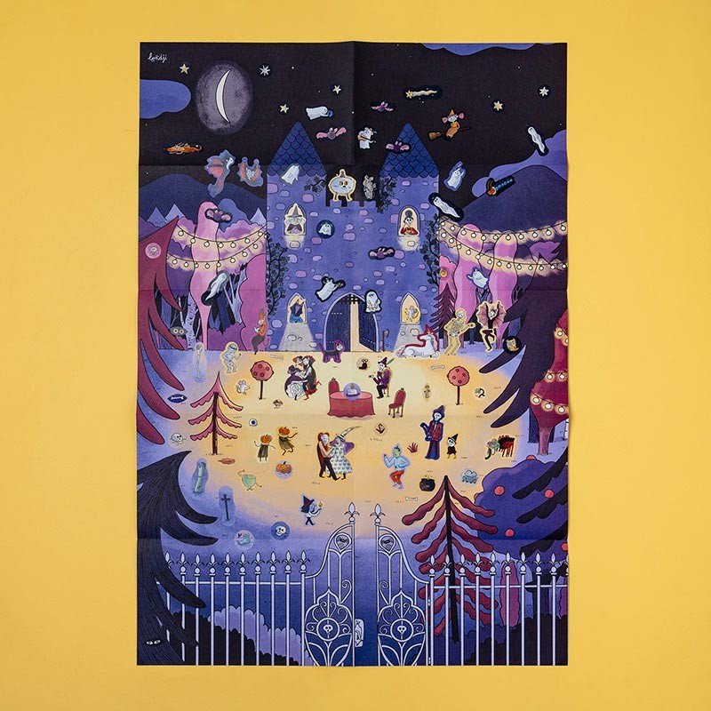 Londji Enchanted Poster and Stickers - vendor-unknown - Honeybee Toys