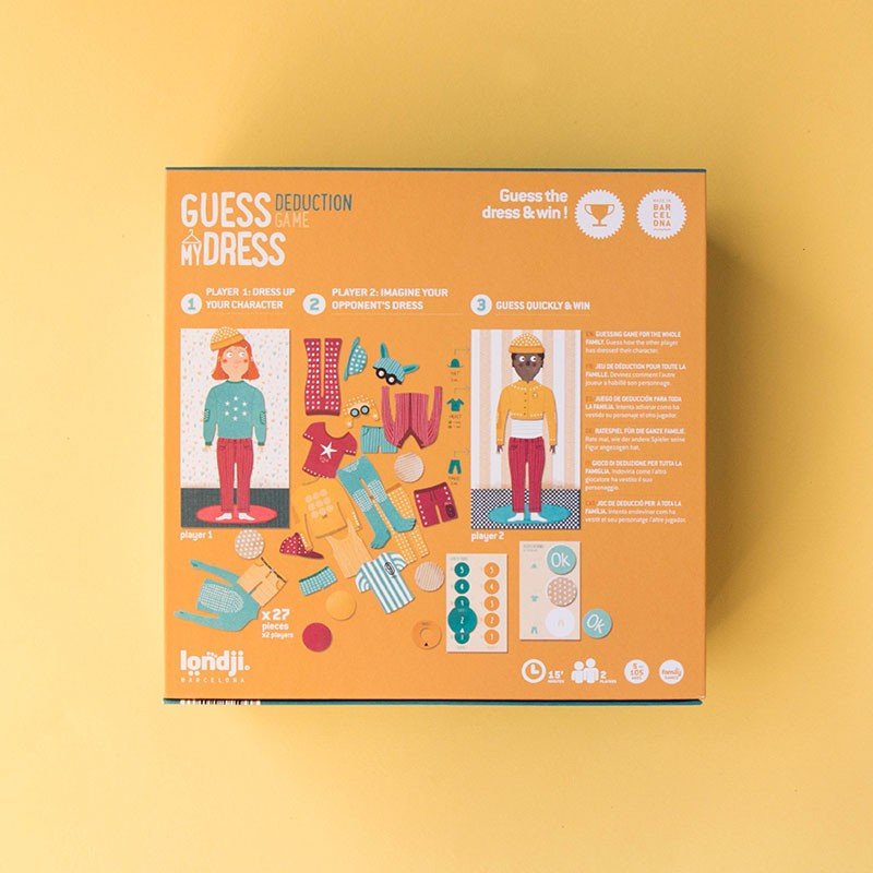 Londji Guess my Dress Game - vendor-unknown - Honeybee Toys
