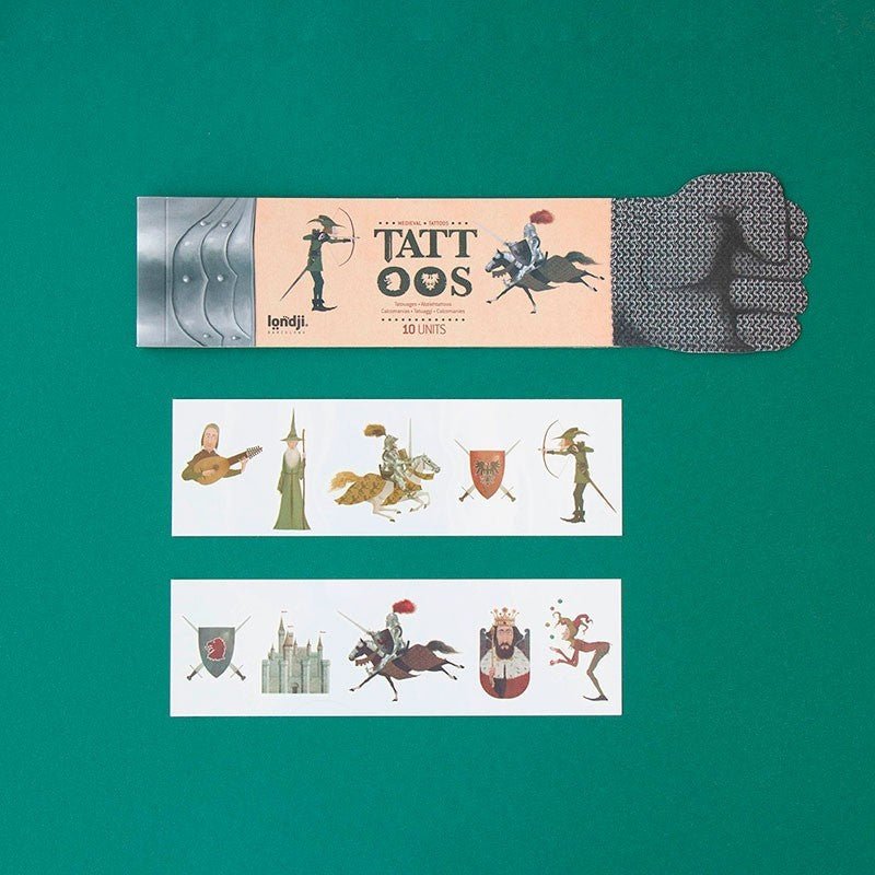 Londji Hand Tattoos Medieval - vendor-unknown - Honeybee Toys