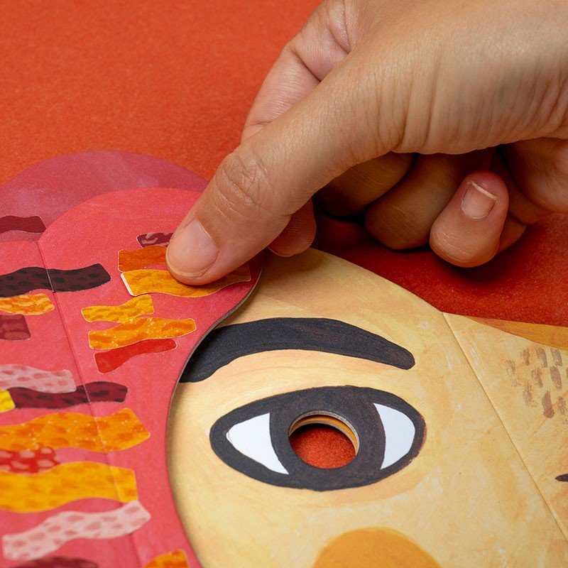 Londji Lion Mask and Stickers - vendor-unknown - Honeybee Toys
