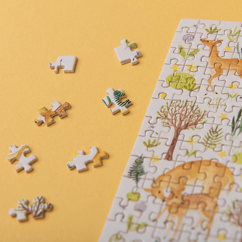 Londji Micro Puzzle Wildlife Deers - Honeybee Toys - Honeybee Toys