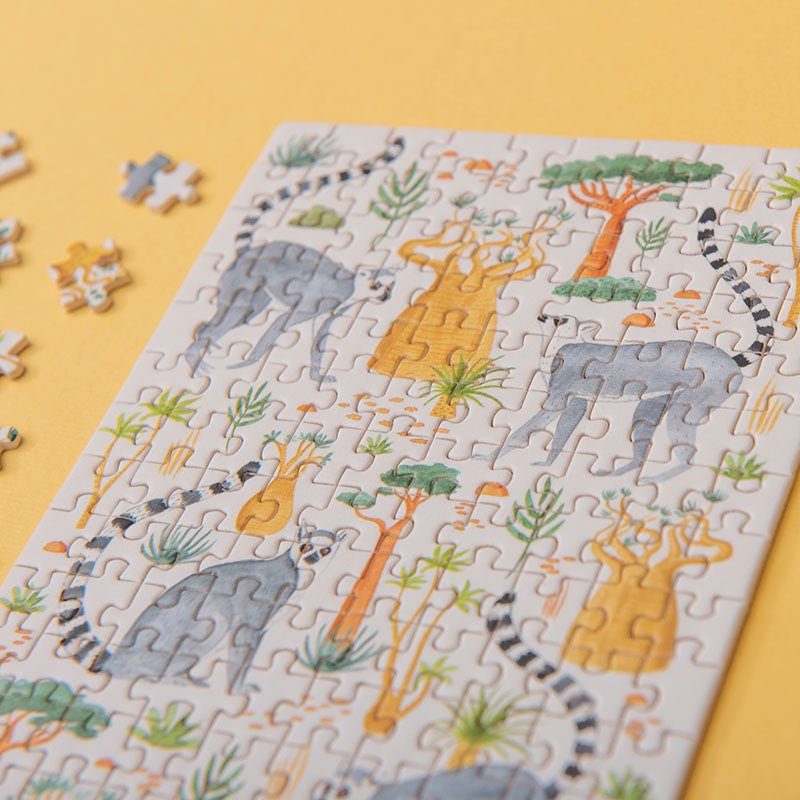 Londji Micro Puzzle Wildlife Lemurs - Honeybee Toys - Honeybee Toys