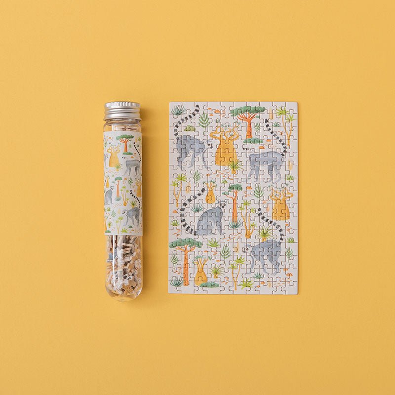Londji Micro Puzzle Wildlife Lemurs - Honeybee Toys - Honeybee Toys