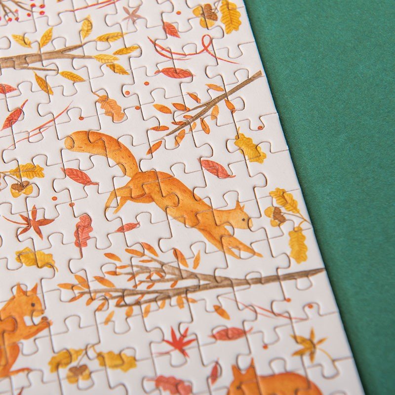 Londji Micro Puzzle Wildlife Squirrels - Honeybee Toys - Honeybee Toys