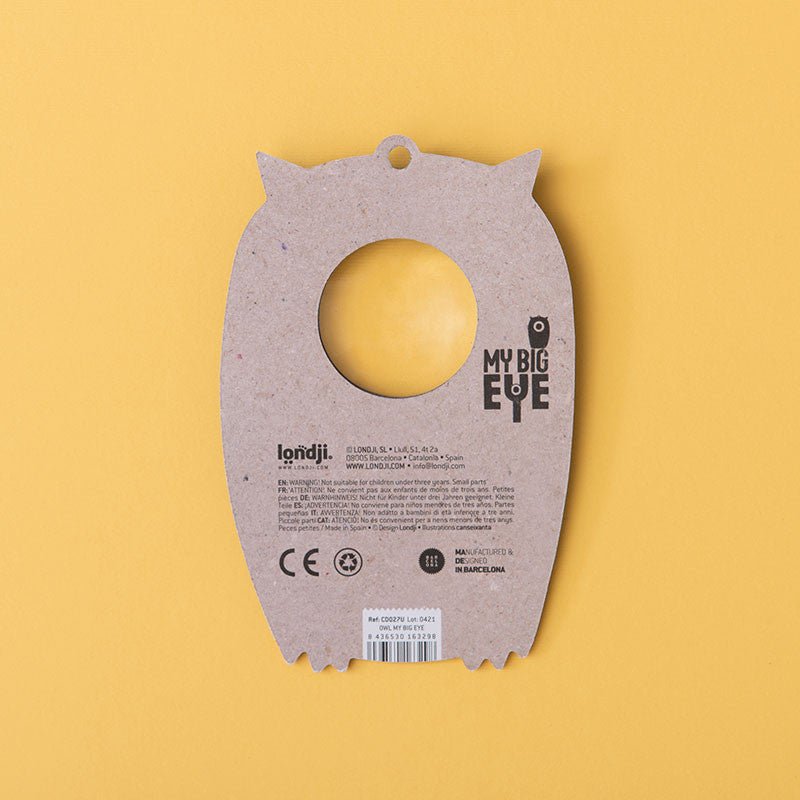 Londji My Big Eye Owl - vendor-unknown - Honeybee Toys